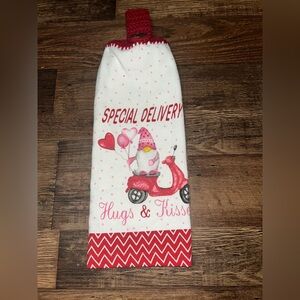 Gnome Valentines Kitchen Towel